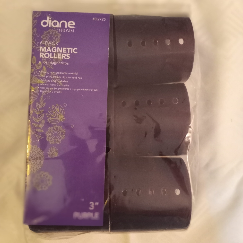 3in Rollers Magnetic 6pk Purple
